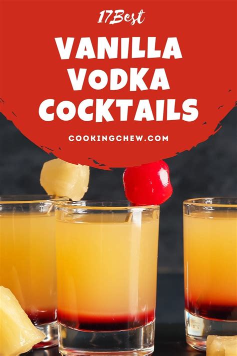 17 Best Vanilla Vodka Cocktails: Perfect For Any Season | Recipe ...