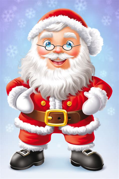 Santa Claus | Papa noel, Santa cartoon, Santa funny