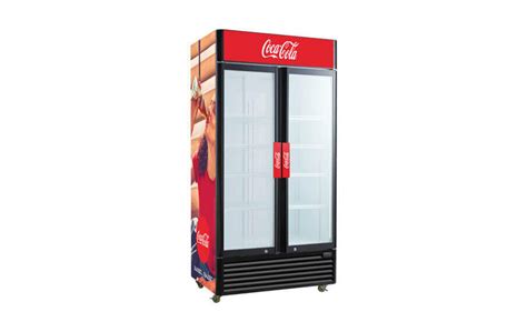 Coca Cola Double Glass Door Fridge - Glass Door Ideas