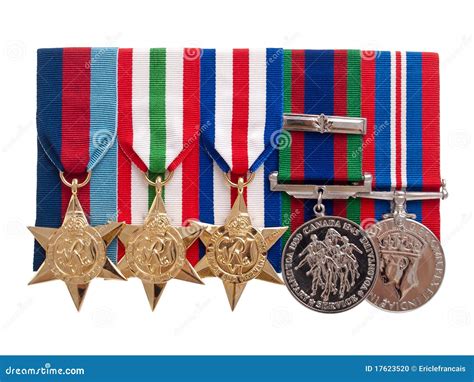 World War II Canadian Medals Stock Photo - Image: 17623520