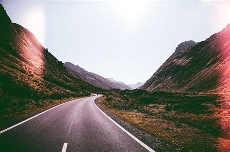 Lonely Road Free Stock Photo | picjumbo