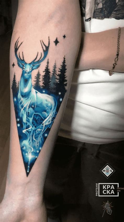 Patronus Tattoo Design Ideas Images | Patronus tattoo, Harry potter ...