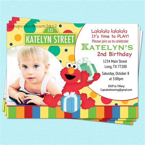 Sesame Street Birthday Invitations Ideas – Bagvania FREE Printable ...