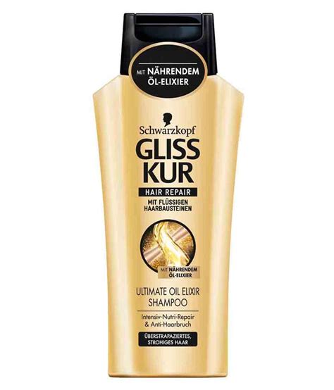 Schwarzkopf Gliss Hair Repair Shampoo Ultimate Oil Elixir 400ml: Buy ...