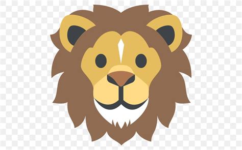 Lion Emoji Sticker Clip Art, PNG, 512x512px, Lion, Autocad Dxf, Big ...