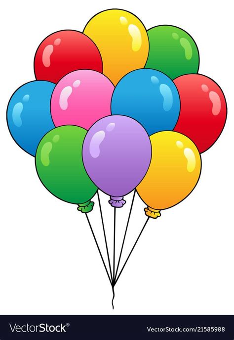 Group of cartoon balloons 1 - vector illustration. Download a Free Preview or High Quality Adobe ...