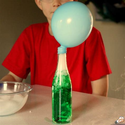 Inflate a Balloon | Cool Dry Ice Experiments • The Science Kiddo