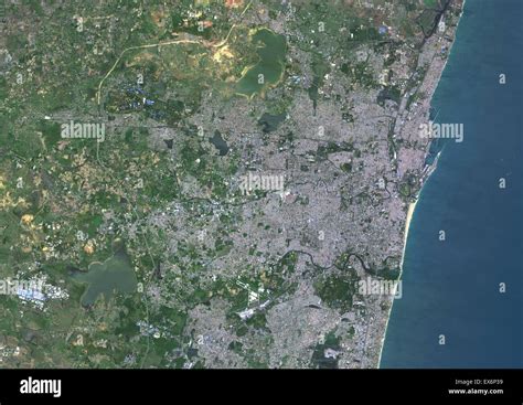 Satellite Map Of Chennai