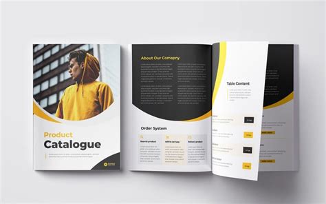 Product Catalogue design and product catalog template