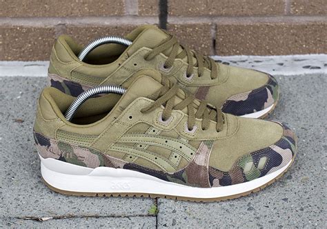 ASICS Gel Lyte III Olive Camo - Sneaker Bar Detroit