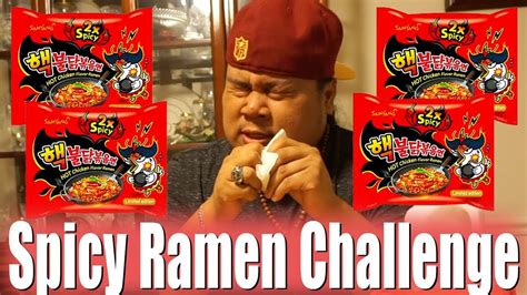 2x EXTREME SPICY RAMEN CHALLENGE!!! - YouTube