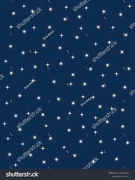 Navy Blue Background White Stars Stock Illustration 2202648261 ...