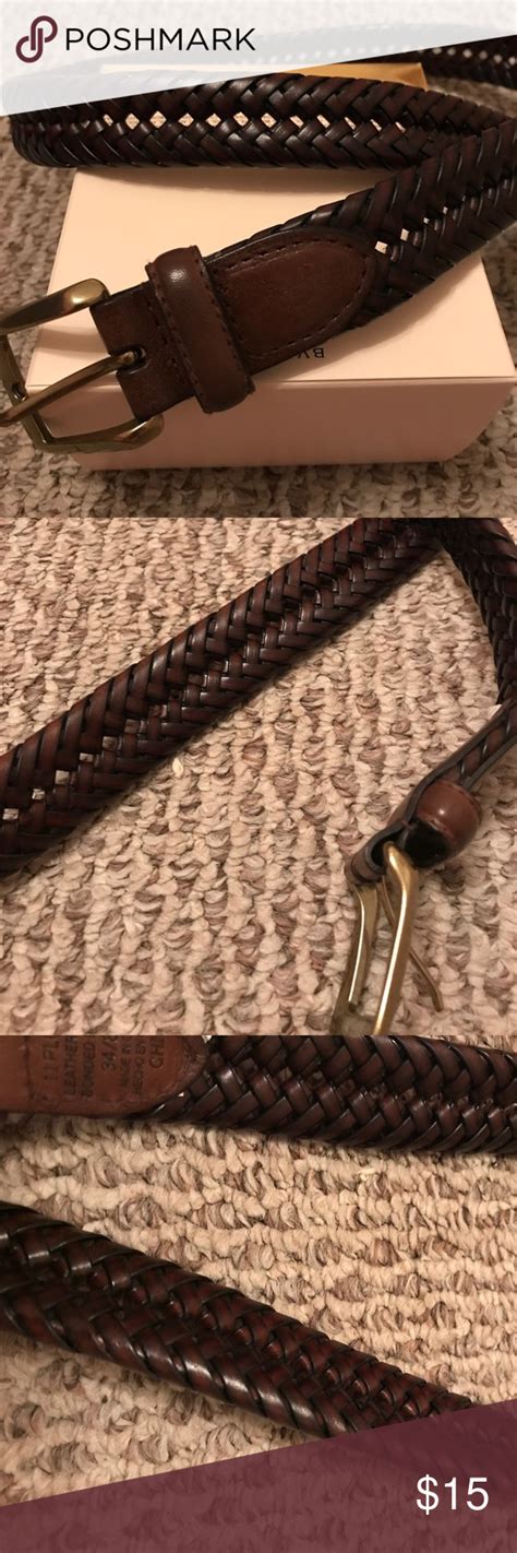 BEAUTIFUL BROWN BRAIDED LEATHER BELT | Braided leather, Braided leather belt, Brown leather belt