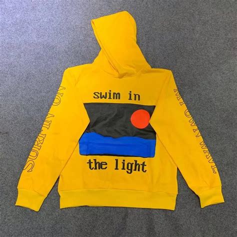 Kid Cudi Swim In The Light Hoodie Yellow & Blue