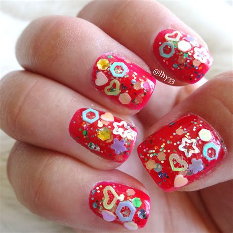 Confetti Nail Art | Confetti nails, Nail art, Nails