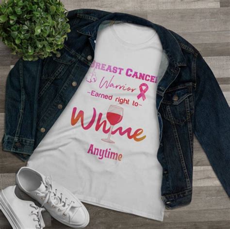 Funny Breast Cancer Shirt Funny Cancer Gift Funny Breast Cancer Wine ...