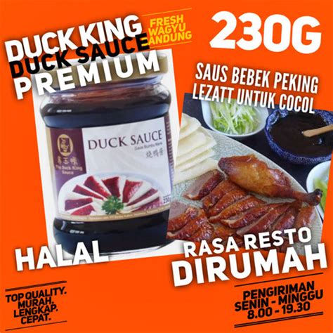 Promo DUCK SAUCE DUCK KING SAUCE Saus Hoisin Bebek Peking Manis Halal ...