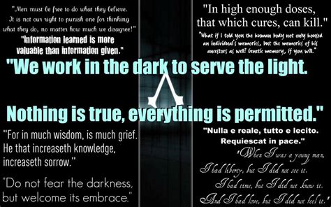 Assassin's Creed Quotes by RelientKaylin on DeviantArt