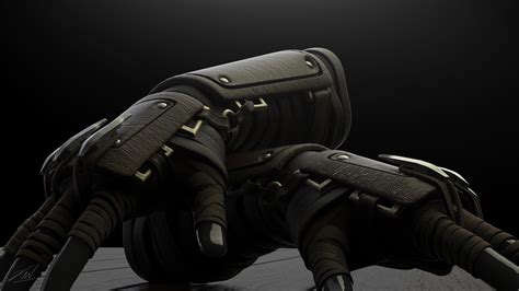 ArtStation - Leather gauntlets