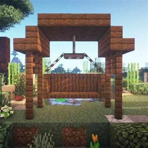 Minecraft Swing | Cute minecraft houses, Minecraft houses blueprints ...