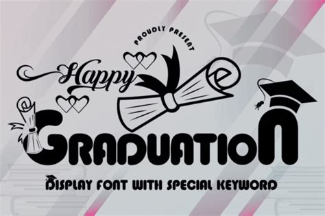 Graduation Display Font - UpFonts