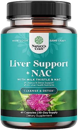 Amazon.com: Liver Support Supplement with NAC - Herbal Liver Supplement ...