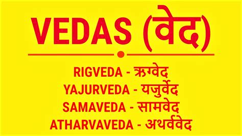 Vedas (वेद) - Hindu Sacred texts - hindureligion.co.in