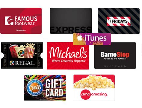 Gift Card Sale: $50 AMC Theatres Gift Card $40, $50 Famous Footwear ...