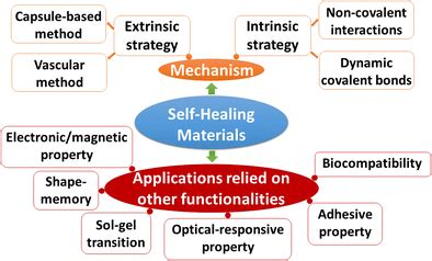 Functional self-healing materials and their potential applications in ...