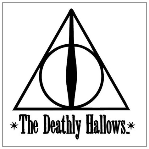 Deathly Hallows Symbol SVG | Etsy