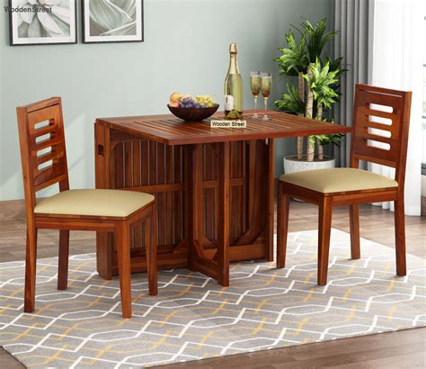 Buy Paul 2 Seater Dining Set (Honey Finish) Online in India at Best ...