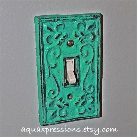 Laguna Green Decorative Light Switch Plate/ by AquaXpressions