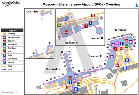 Sheremetyevo International Airport Map | Map Of Campus