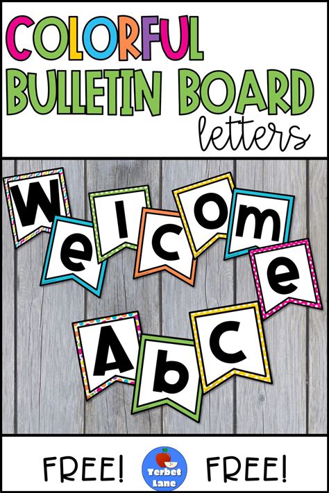 Printable Letters For Bulletin Board