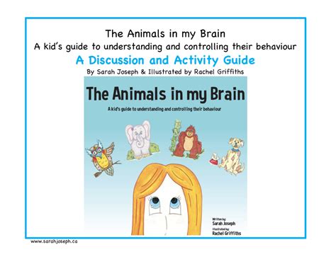 The Animals in my Brain Activity Guide - The Animals in my Brain A kid ...