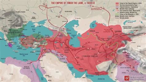 Conquests of Tamerlane | Map and Timeline