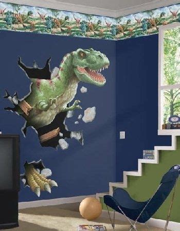 T-Rex Wall Mural kitchen | Zimmer für kleine jungs, Dinosaurier schlafzimmer, Zimmer themen