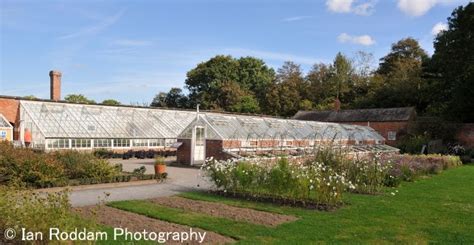 Hot houses in the walled garden, Attingham park, Shropshire. | Garden ...