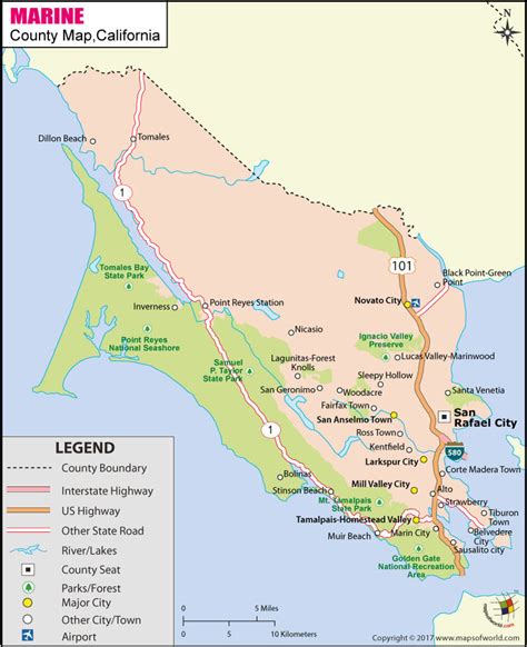 Marin County Map ~ BEPOETHIC