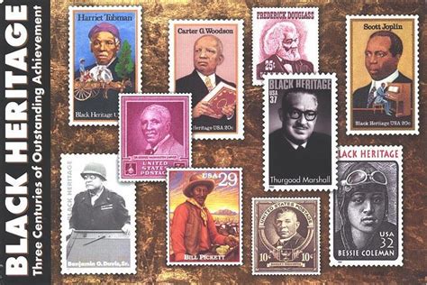 People - Black Heritage Stamps | Usa stamps, Black history, Stamp