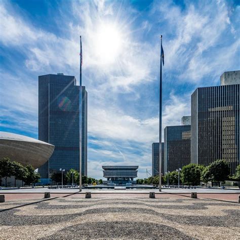 Empire State Plaza, Albany, NY, USA (built 1959-1976) | Architecture, Modern architecture, Mid ...