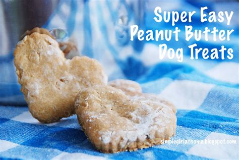 Super Easy Peanut Butter Dog Treats