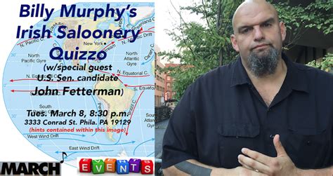 Quizzo Programming Notice: John Fetterman, Braddock Mayor And U.S. Sen ...