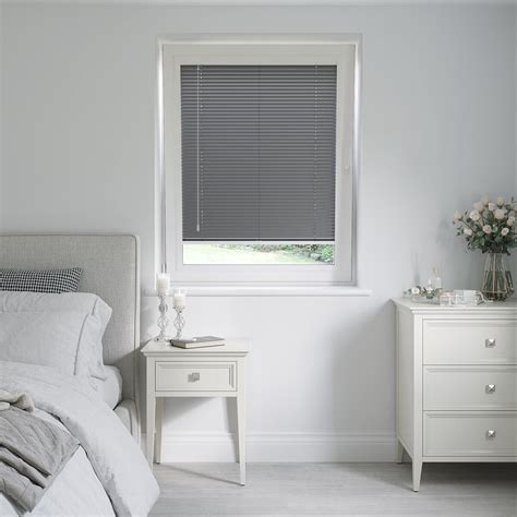 Buy Perfect Fit Midnight Grey Venetian Blinds 25mm – Blinds4You