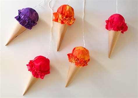 DIY Ice Cream Cone Decorations – Factory Direct Craft Blog