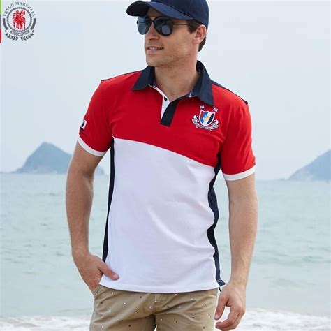 An athletic polo shirt by Fredd Marshall Menswear, this contemporary ...