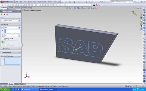 How to make a logo of a company in SolidWorks? | GrabCAD Tutorials