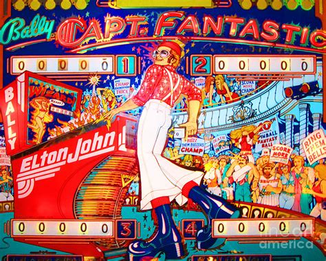 Elton John Captain Fantastic Arcade Pinball Machine Nostalgia 20181220 Photograph by Wingsdomain ...