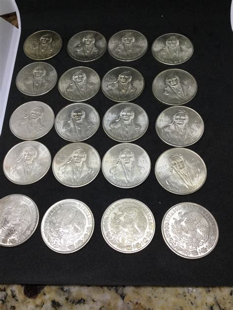 Lot of Mexican Silver Coins (72%), UPDATED PHOTOS - USA & Canada ...