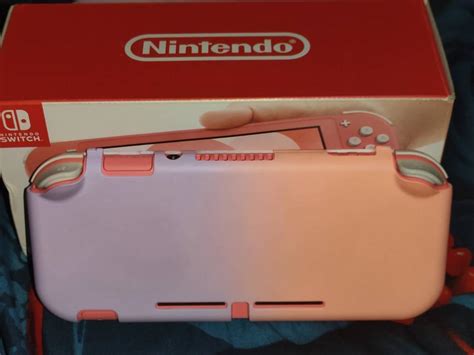 Nintendo Switch Lite (Pink,Coral), Video Gaming, Video Game Consoles ...